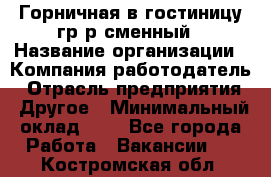 Горничная в гостиницу-гр/р сменный › Название организации ­ Компания-работодатель › Отрасль предприятия ­ Другое › Минимальный оклад ­ 1 - Все города Работа » Вакансии   . Костромская обл.